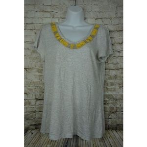 Banana Republic Milly Collection Beaded Top